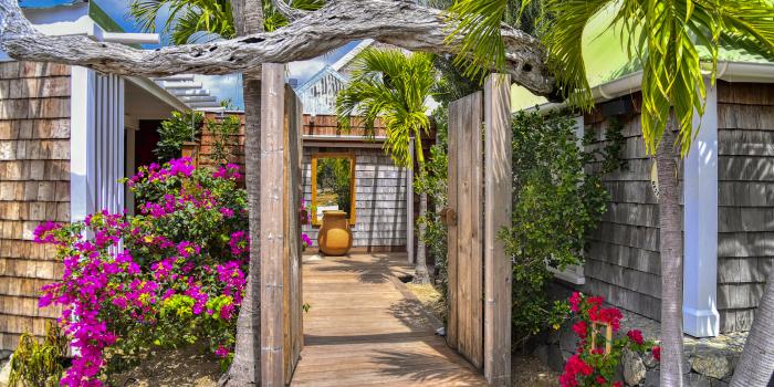 1_A louer Villa Grande Saline Saint Barthélémy ENTREE